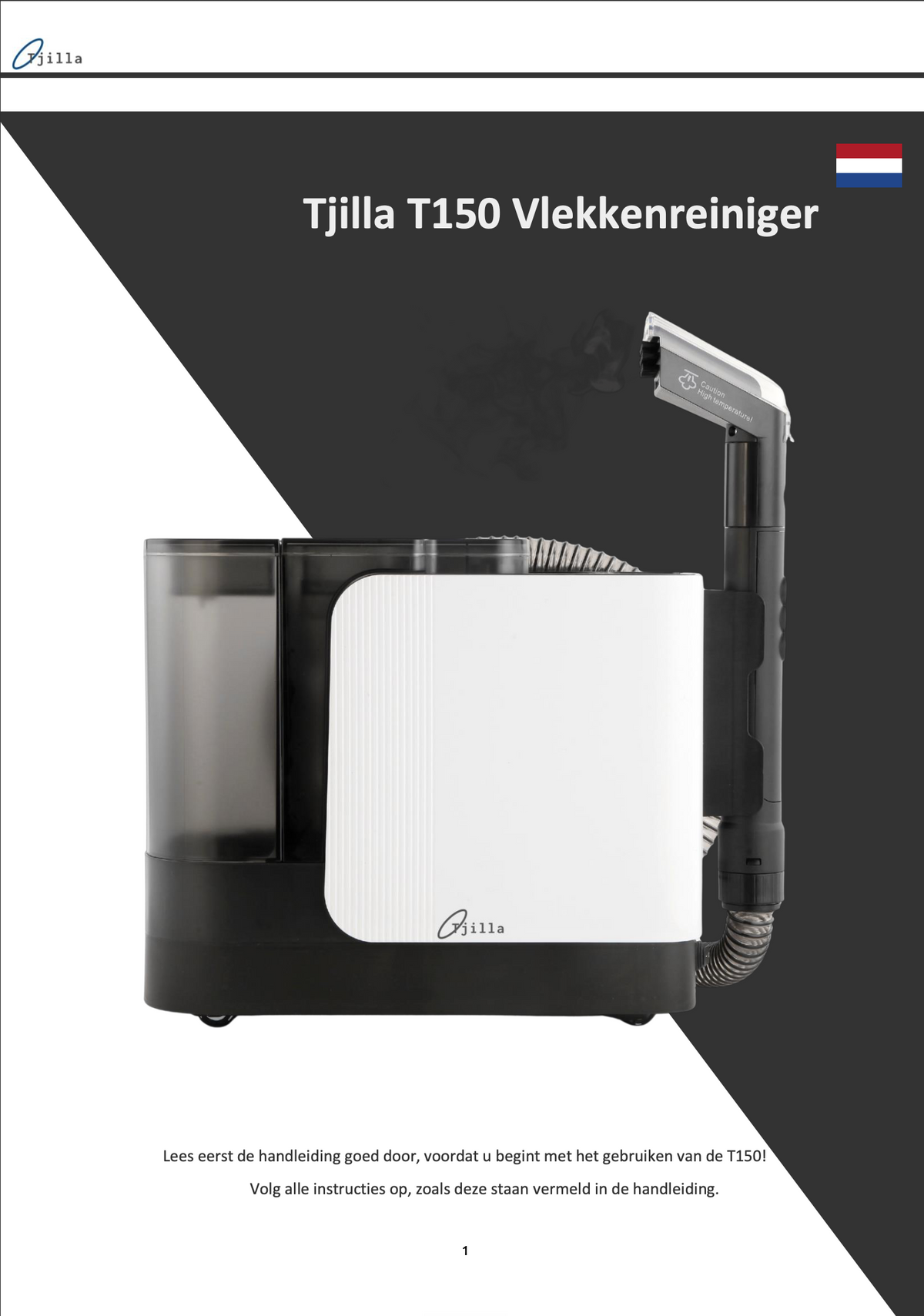 Handleiding Tjilla T150 Vlekkenreiniger