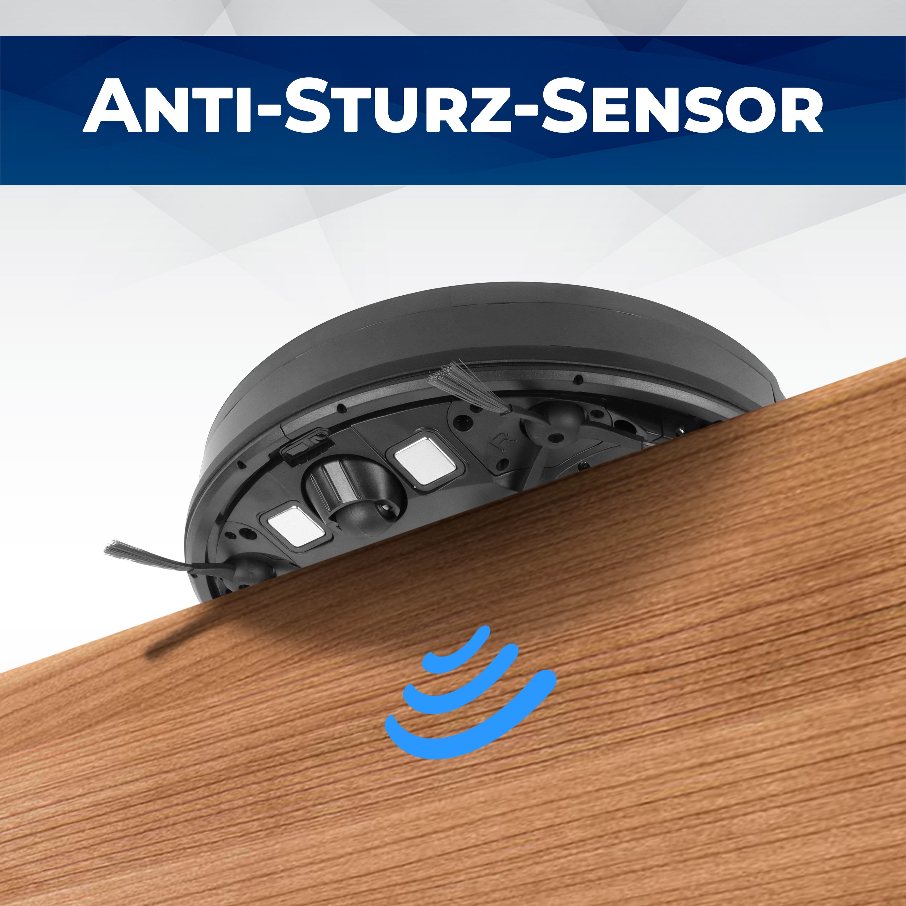Saugroboter mit Wischfunktion Anti-sturz-sensor