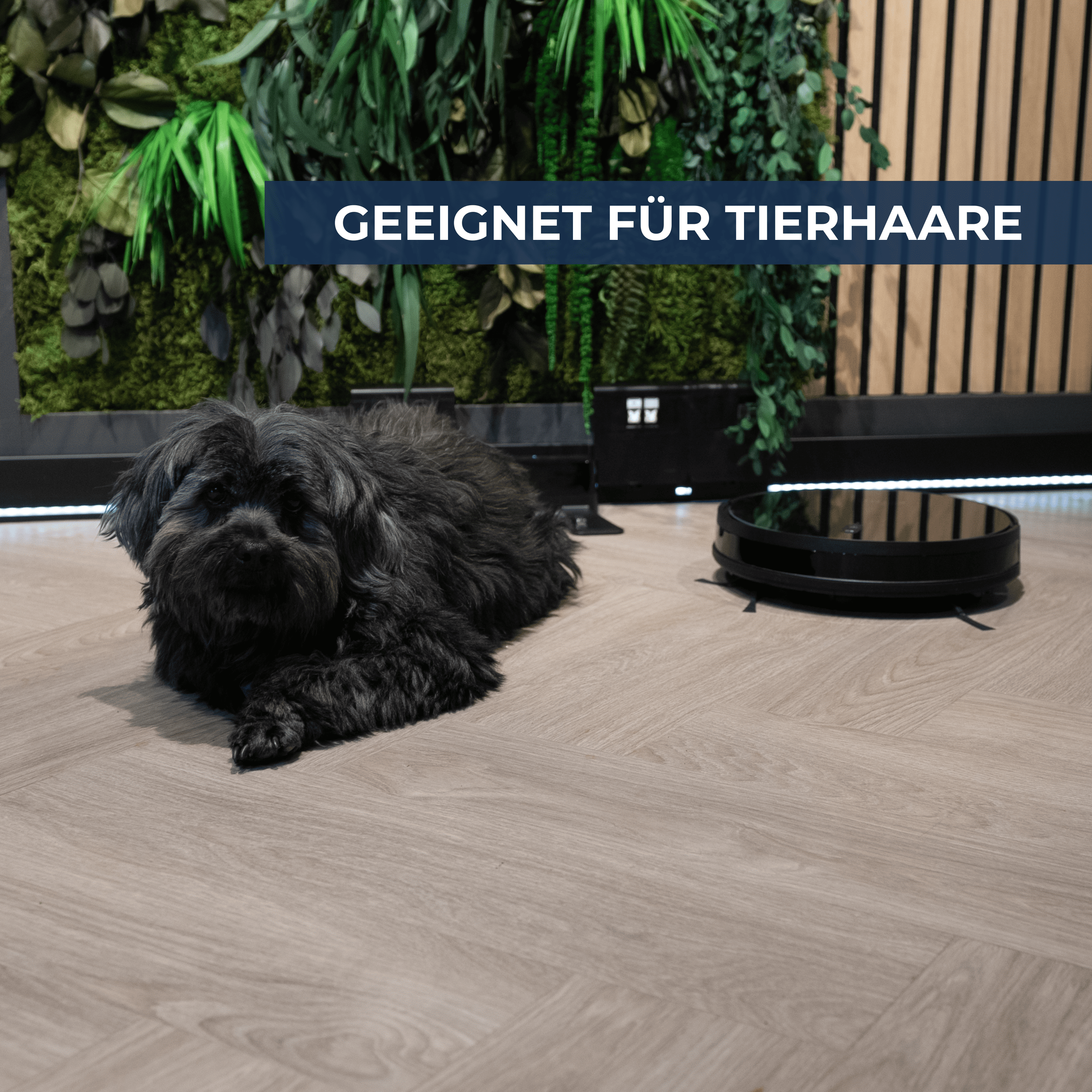 Saugroboter mit Wischfunktion geeignet für Tierhaare