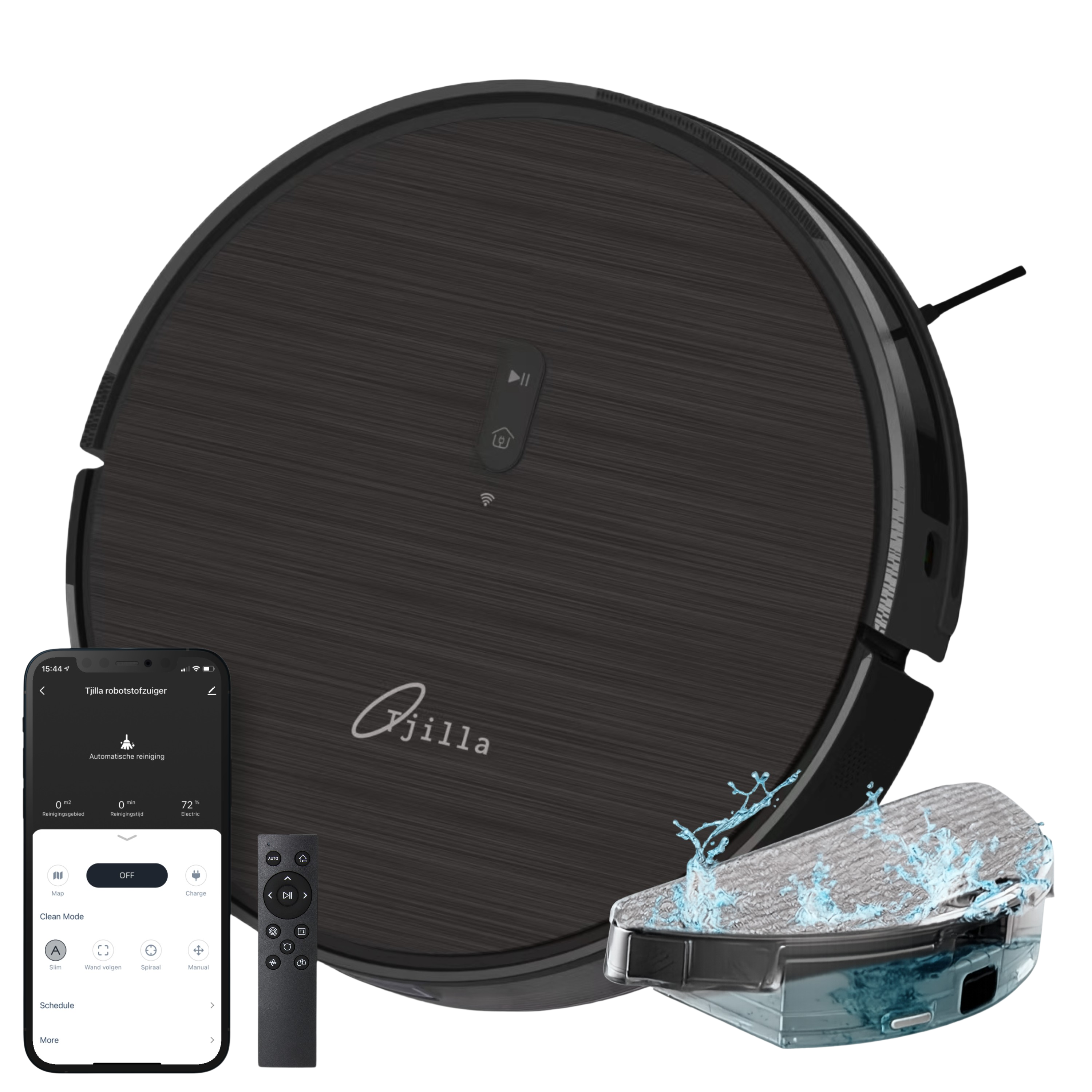 Günstiger Saugroboter mit Wischfunktion – Tjilla C100